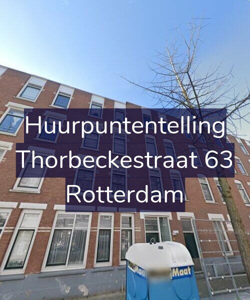Foto gevel Huurpuntentelling voor Thorbeckestraat 63, Rotterdam