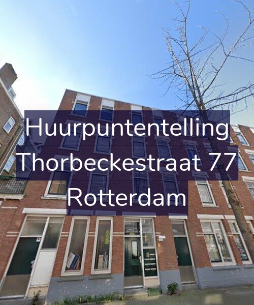 Foto gevel Huurpuntentelling voor Thorbeckestraat 77, Rotterdam