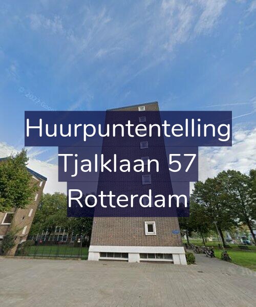 Foto gevel Huurpuntentelling voor Tjalklaan 57, Rotterdam