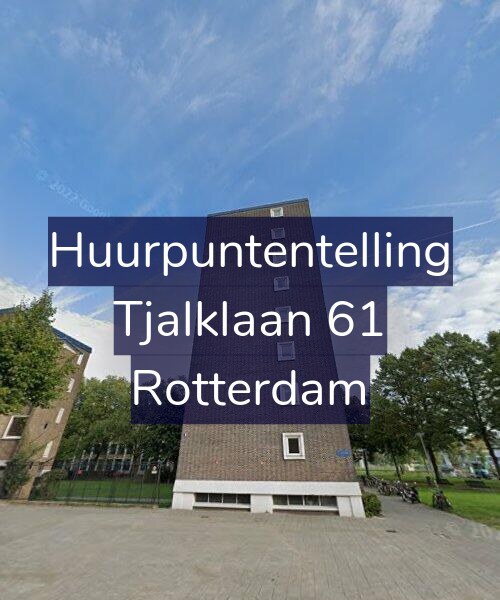 Foto gevel Huurpuntentelling voor Tjalklaan 61, Rotterdam