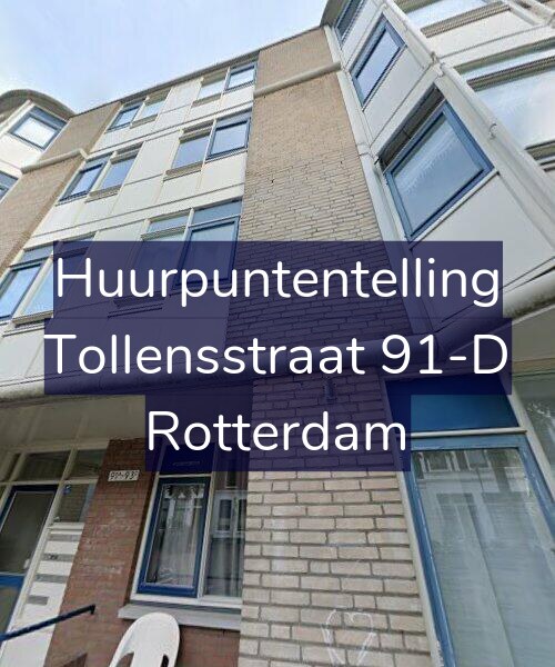 Foto gevel Huurpuntentelling voor Tollensstraat 91-D, Rotterdam