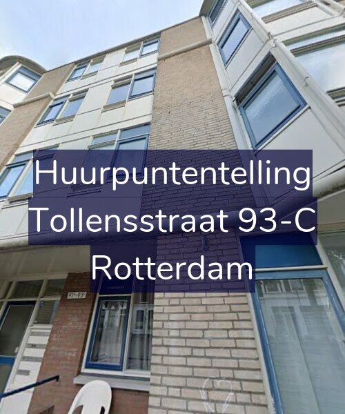 Foto gevel Huurpuntentelling voor Tollensstraat 93-C, Rotterdam