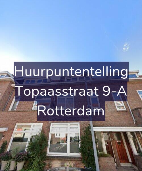 Foto gevel Huurpuntentelling voor Topaasstraat 9-A, Rotterdam