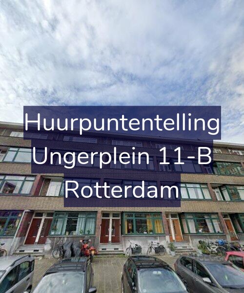 Foto gevel Huurpuntentelling voor Ungerplein 11-B, Rotterdam