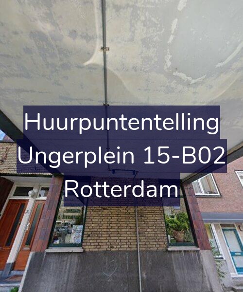 Foto gevel Huurpuntentelling voor Ungerplein 15-B02, Rotterdam