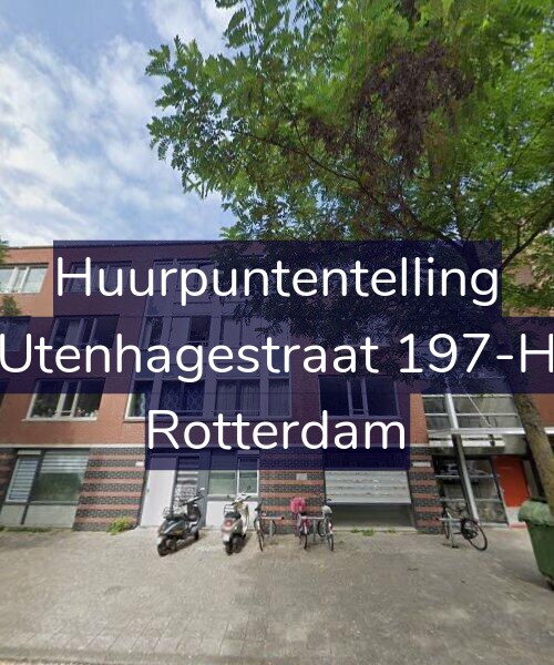 Foto gevel Huurpuntentelling voor Utenhagestraat 197-H, Rotterdam