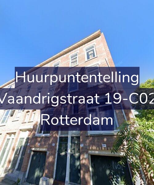 Foto gevel Huurpuntentelling voor Vaandrigstraat 19-C02, Rotterdam