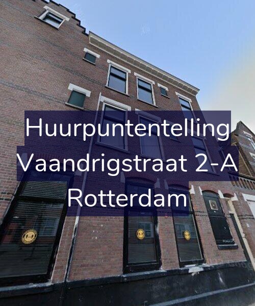 Foto gevel Huurpuntentelling voor Vaandrigstraat 2-A, Rotterdam