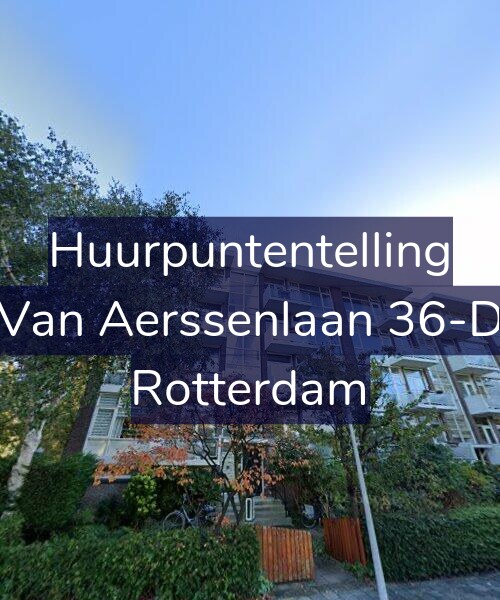 Foto gevel Huurpuntentelling voor Van Aerssenlaan 36-D, Rotterdam