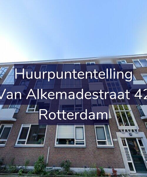 Foto gevel Huurpuntentelling voor Van Alkemadestraat 42, Rotterdam