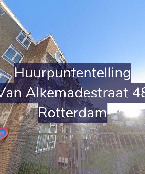 Foto gevel Huurpuntentelling voor Van Alkemadestraat 48, Rotterdam