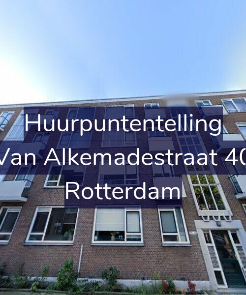 Foto gevel Huurpuntentelling voor Van Alkemadestraat 40, Rotterdam