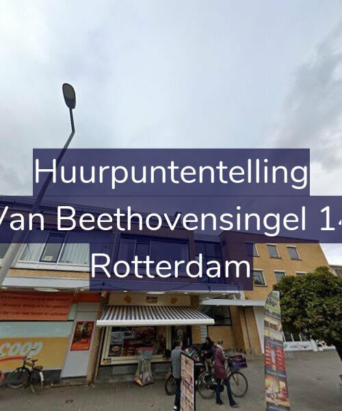 Foto gevel Huurpuntentelling voor Van Beethovensingel 14, Rotterdam