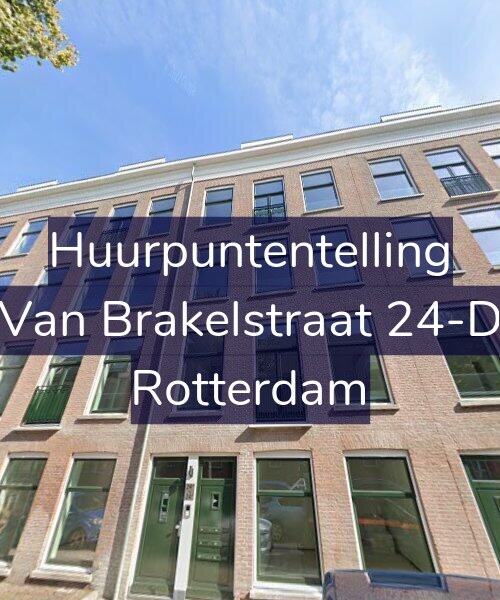 Foto gevel Huurpuntentelling voor Van Brakelstraat 24-D, Rotterdam