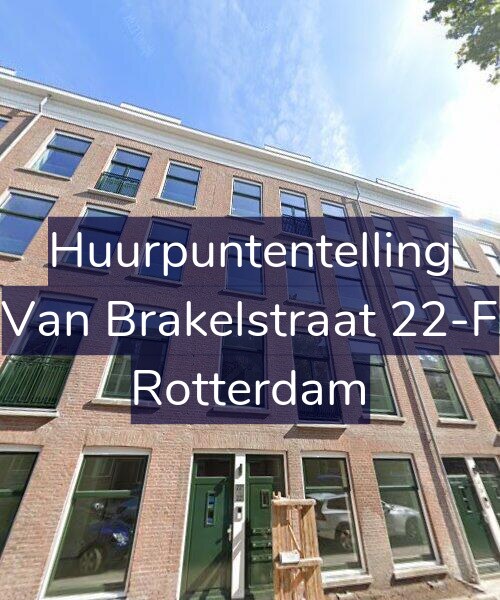 Foto gevel Huurpuntentelling voor Van Brakelstraat 22-F, Rotterdam