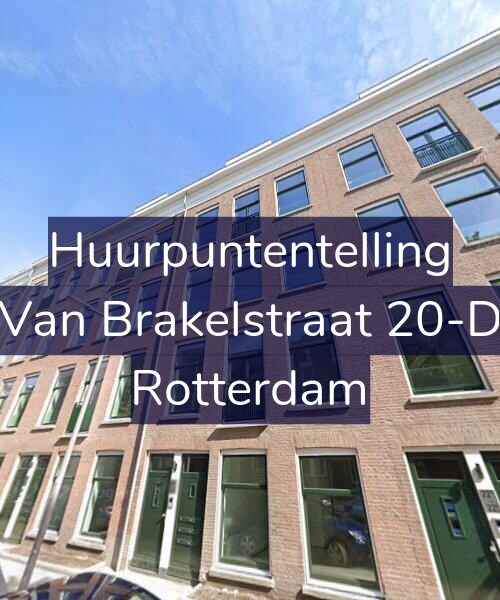 Foto gevel Huurpuntentelling voor Van Brakelstraat 20-D, Rotterdam