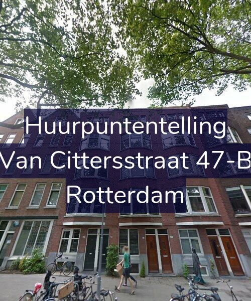 Foto gevel Huurpuntentelling voor Van Cittersstraat 47-B, Rotterdam