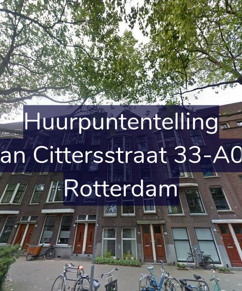 Foto gevel Huurpuntentelling voor Van Cittersstraat 33-A02, Rotterdam