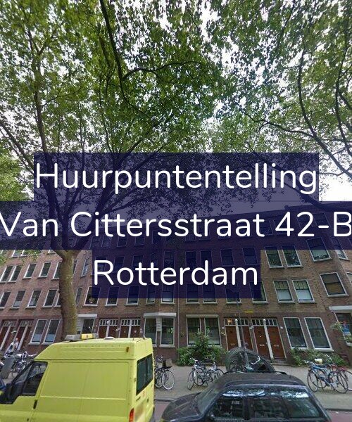 Foto gevel Huurpuntentelling voor Van Cittersstraat 42-B, Rotterdam