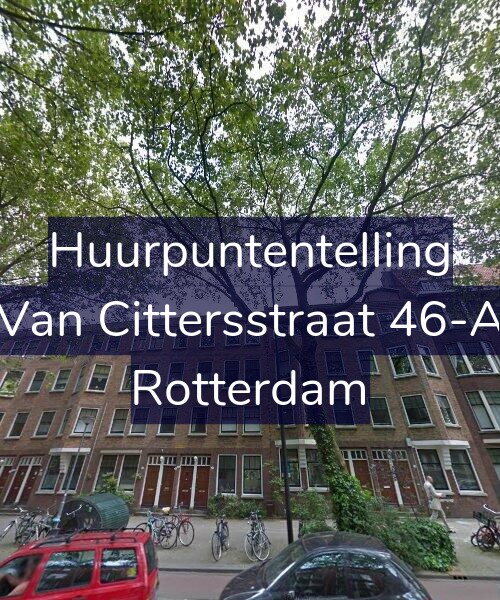 Foto gevel Huurpuntentelling voor Van Cittersstraat 46-A, Rotterdam