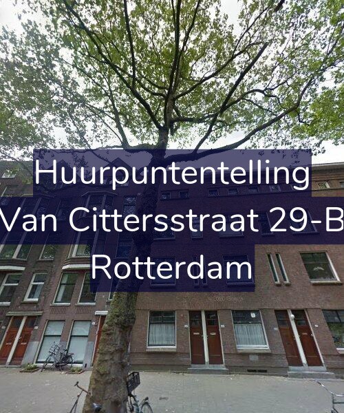 Foto gevel Huurpuntentelling voor Van Cittersstraat 29-B, Rotterdam