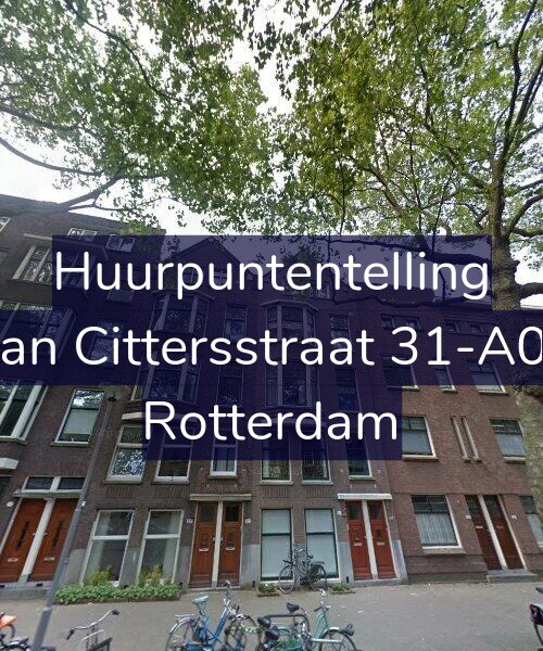 Foto gevel Huurpuntentelling voor Van Cittersstraat 31-A02, Rotterdam