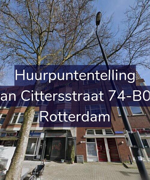 Foto gevel Huurpuntentelling voor Van Cittersstraat 74-B01, Rotterdam