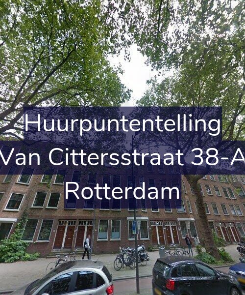Foto gevel Huurpuntentelling voor Van Cittersstraat 38-A, Rotterdam