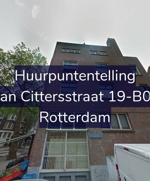 Foto gevel Huurpuntentelling voor Van Cittersstraat 19-B02, Rotterdam