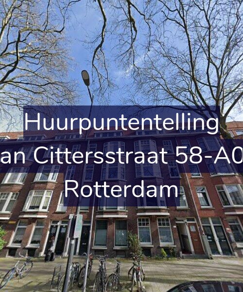 Foto gevel Huurpuntentelling voor Van Cittersstraat 58-A03, Rotterdam