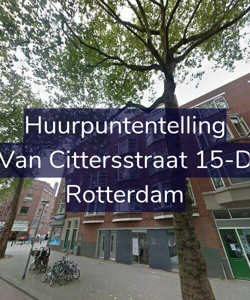 Foto gevel Huurpuntentelling voor Van Cittersstraat 15-D, Rotterdam