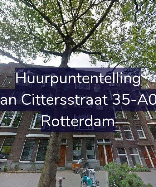 Foto gevel Huurpuntentelling voor Van Cittersstraat 35-A02, Rotterdam
