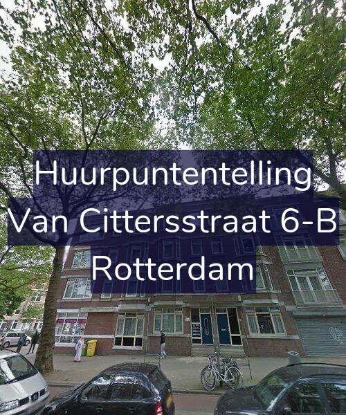 Foto gevel Huurpuntentelling voor Van Cittersstraat 6-B, Rotterdam