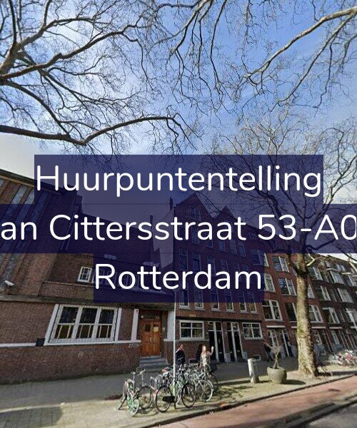 Foto gevel Huurpuntentelling voor Van Cittersstraat 53-A03, Rotterdam