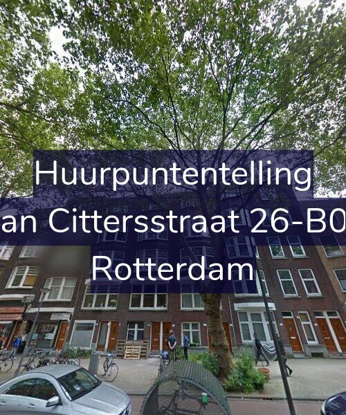 Foto gevel Huurpuntentelling voor Van Cittersstraat 26-B02, Rotterdam
