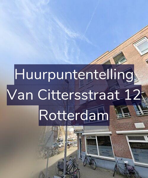 Foto gevel Huurpuntentelling voor Van Cittersstraat 12, Rotterdam