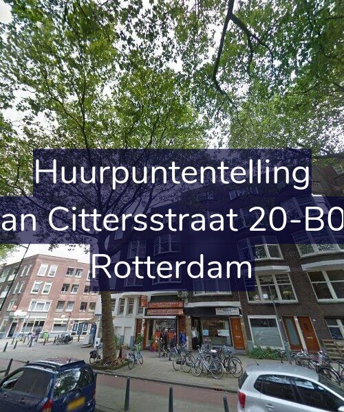 Foto gevel Huurpuntentelling voor Van Cittersstraat 20-B02, Rotterdam
