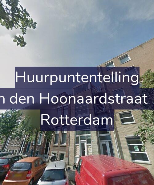 Foto gevel Huurpuntentelling voor Van den Hoonaardstraat 1-E, Rotterdam