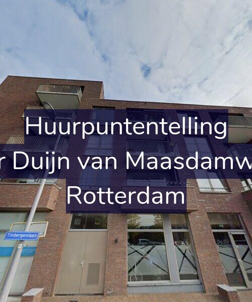 Foto gevel Huurpuntentelling voor Van der Duijn van Maasdamweg 118, Rotterdam
