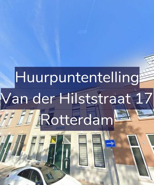 Foto gevel Huurpuntentelling voor Van der Hilststraat 17, Rotterdam