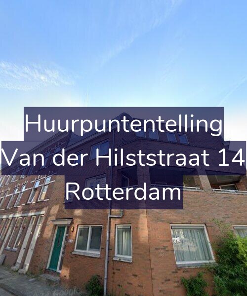 Foto gevel Huurpuntentelling voor Van der Hilststraat 14, Rotterdam