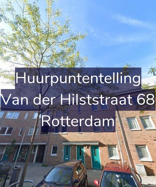 Foto gevel Huurpuntentelling voor Van der Hilststraat 68, Rotterdam