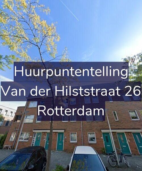 Foto gevel Huurpuntentelling voor Van der Hilststraat 26, Rotterdam