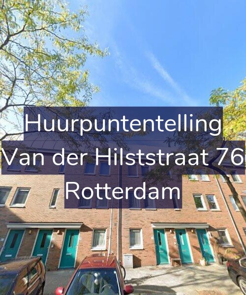 Foto gevel Huurpuntentelling voor Van der Hilststraat 76, Rotterdam