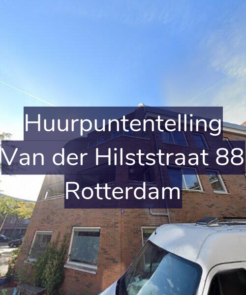 Foto gevel Huurpuntentelling voor Van der Hilststraat 88, Rotterdam