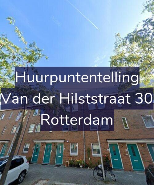 Foto gevel Huurpuntentelling voor Van der Hilststraat 30, Rotterdam