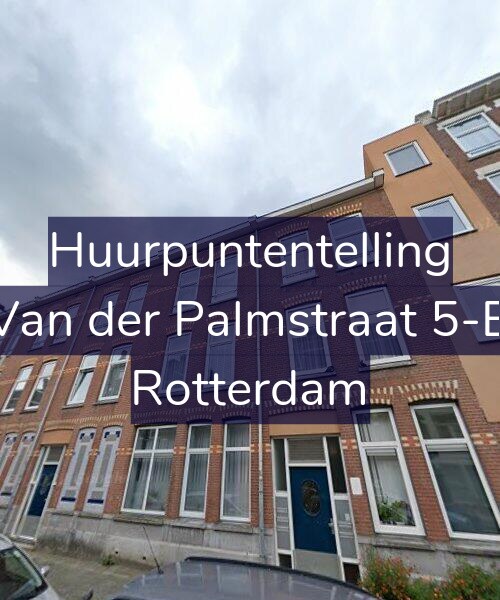 Foto gevel Huurpuntentelling voor Van der Palmstraat 5-B, Rotterdam