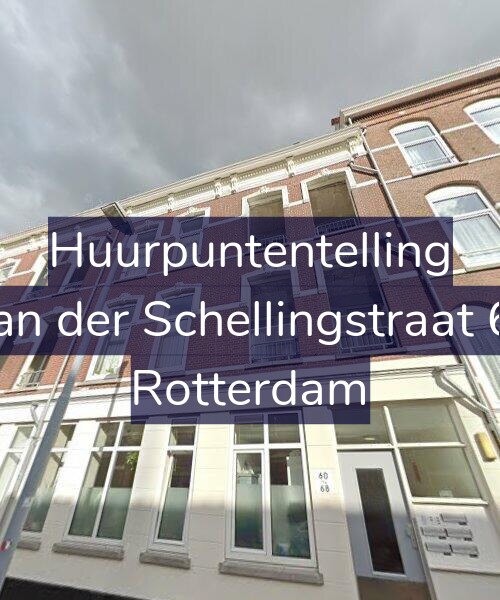 Foto gevel Huurpuntentelling voor Van der Schellingstraat 62, Rotterdam