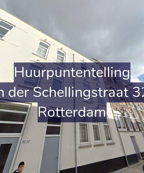 Foto gevel Huurpuntentelling voor Van der Schellingstraat 32-B, Rotterdam