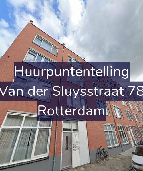 Foto gevel Huurpuntentelling voor Van der Sluysstraat 78, Rotterdam